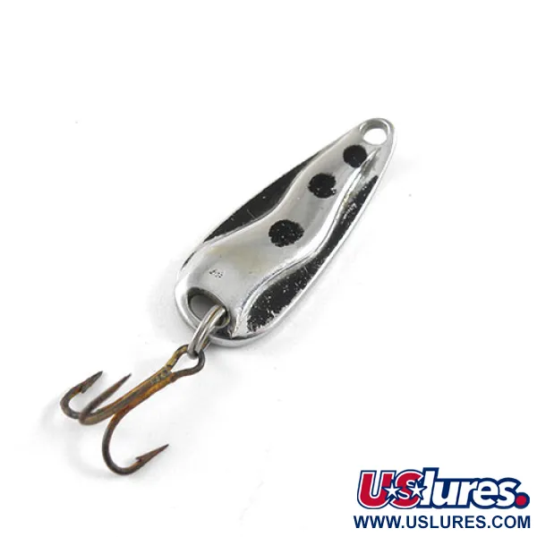 Luhr Jensen Hot Shot W Löffelblinker, Nickel / Schwarz, 4.5g, #1055