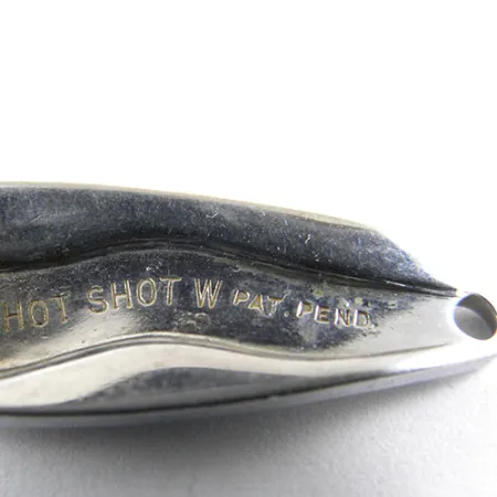 Luhr Jensen Hot Shot W Löffelblinker, Nickel / Schwarz, 4.5g, #1055