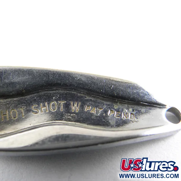 Luhr Jensen Hot Shot W Löffelblinker, Nickel / Schwarz, 4.5g, #1055
