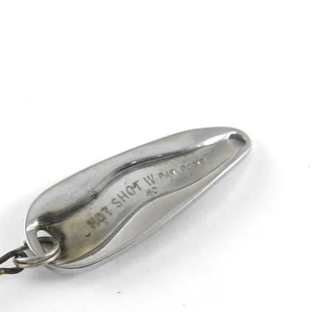 Luhr Jensen Hot Shot W Löffelblinker, Nickel / Schwarz, 4.5g, #1055