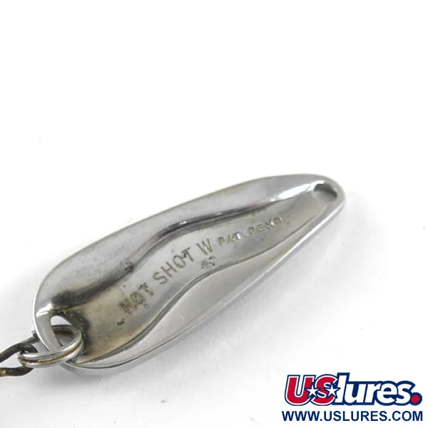 Luhr Jensen Hot Shot W Löffelblinker, Nickel / Schwarz, 4.5g, #1055