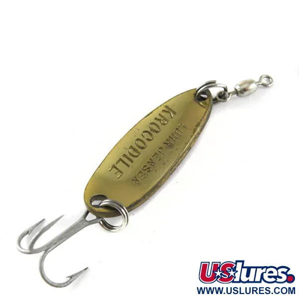 Luhr Jensen Krocodile Blinker, Forelle / Messing, 6g, Messing, #1065