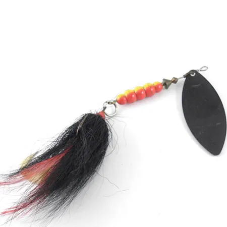 Mepps Giant Killer Spinner, Schwarz/Hologramm, 30g, Weidenblatt, #1088