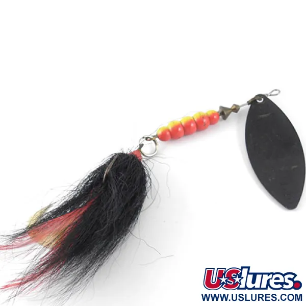 Mepps Giant Killer Spinner, Schwarz/Hologramm, 30g, Weidenblatt, #1088