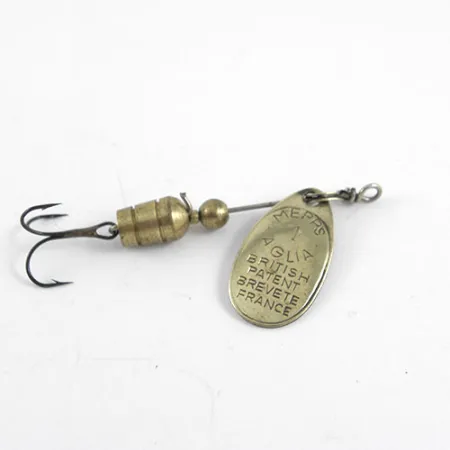 Mepps Aglia 1 Spinner, Messing, 3,5g, Patent-Prägung, #1102