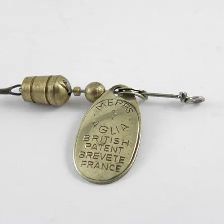 Mepps Aglia 1 Spinner, Messing, 3,5g, Patent-Prägung, #1102