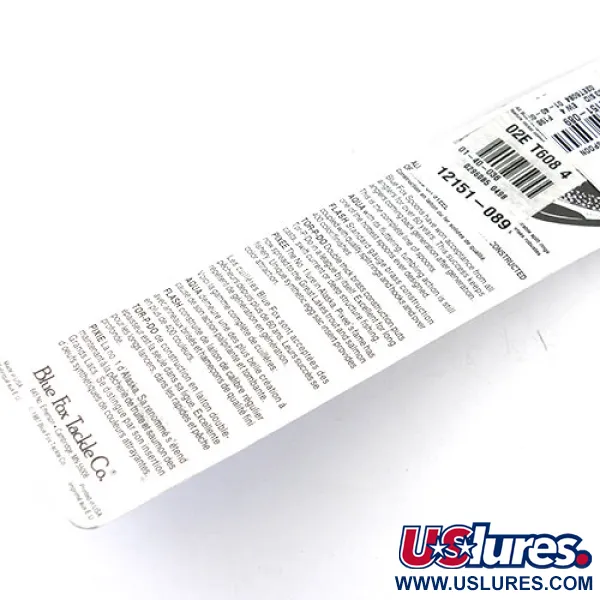 Blue Fox Pixee Blinker, Gold / Blau, 24g, Eisack-Einsatz, #1109