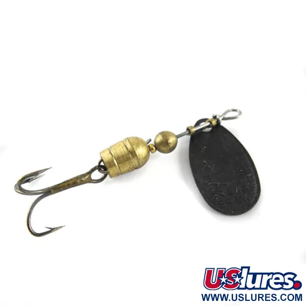 Mepps Aglia 1 Spinner, Schwarz, 3,5g, Konus-Rotation, #1117