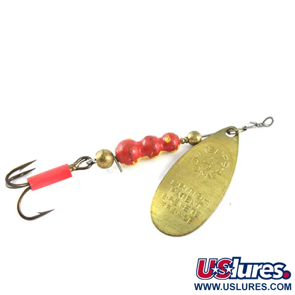 Mepps Comet 4 Spinner, Messing, 11g, Vintage-Look, #1121