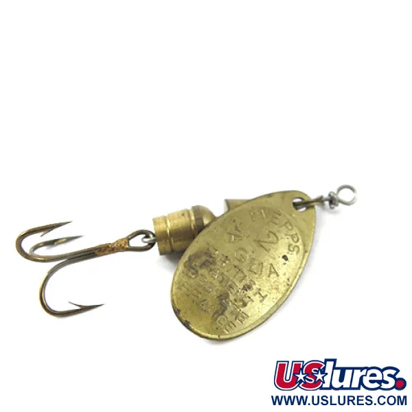 Mepps Aglia 2 Spinner, Messing, 4.5g, Klassisches Design, #1143