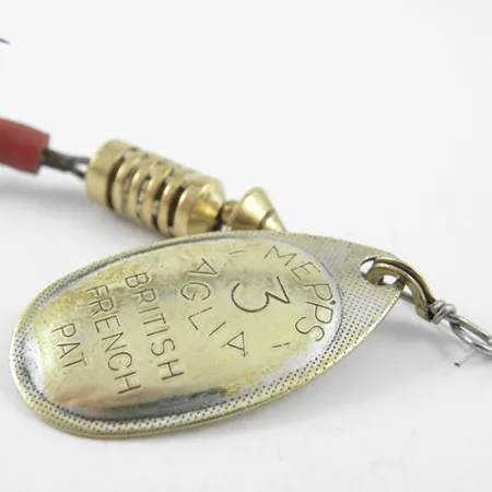 Mepps Aglia 3 Spinner, Messing, 7g, Konus-Rotationssystem, #1153