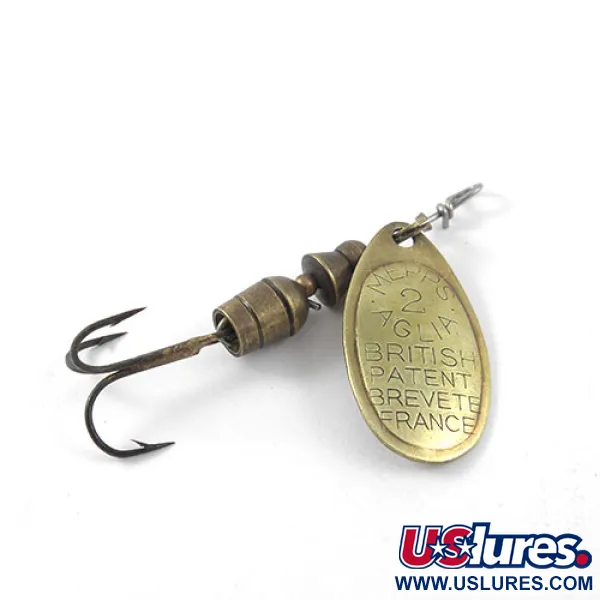 Mepps Aglia 2 Spinner, Messing, 4,5g, Vintage-Klassiker, #1154