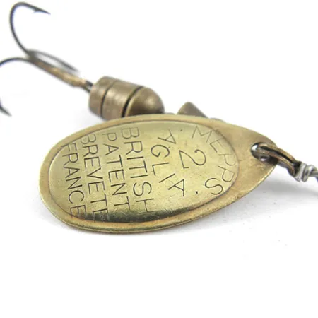 Mepps Aglia 2 Spinner, Messing, 4,5g, Vintage-Klassiker, #1154