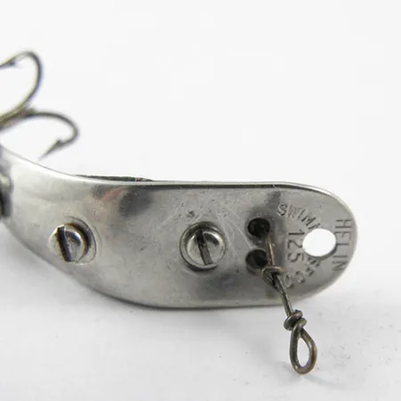 Helin Swimming Spoon 125 Blinker, Nickel / Frog, 2,5g, Vintage, #1157