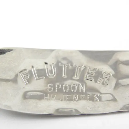 Luhr Jensen Flutter Spoon Blinker, Nickel / Yellow, 4g, Tinsel, #1166
