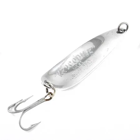 Luhr Jensen Krocodile Die #5 Blinker, Nickel, 23g, Schuppenmuster, #1190