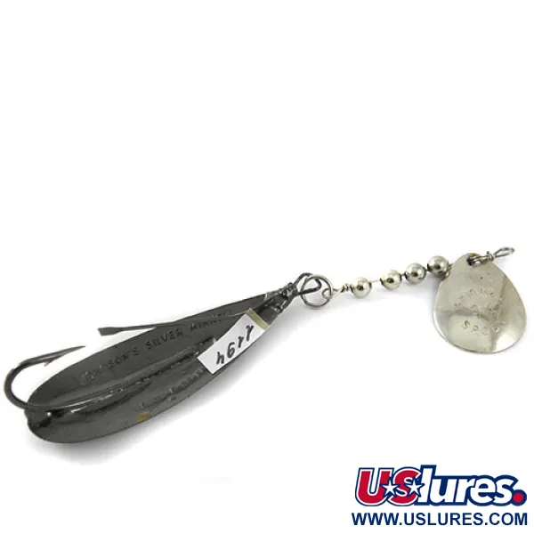 Johnson Silver Minnow Blinker, Dunkel, 14g, Krautschutz, #1194