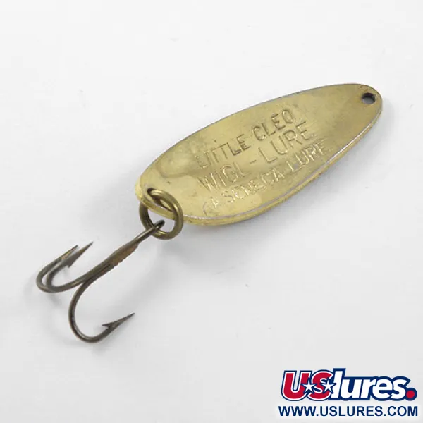 Seneca Little Cleo Blinker, Schwarz/Gold, 7g, Vintage USA, #1208