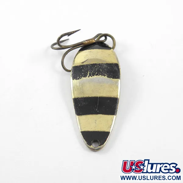 Seneca Little Cleo Blinker, Schwarz/Gold, 7g, Vintage USA, #1208