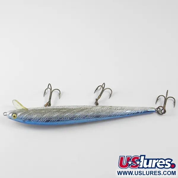 Rebel Floater Wobbler, Silver Light Blue, 7g, Vintage, #1241