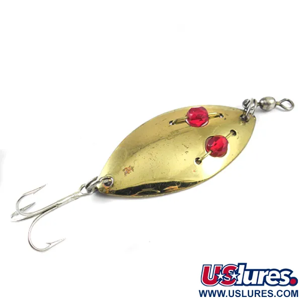 Hofschneider Red Eye junior Blinker, Messing, 10g, Glasaugen, #1245