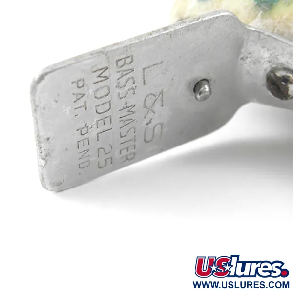 MirrOlure Bass-master model 25 Geteilter Swimmer, Grün, 10g, Glasaugen, #1261