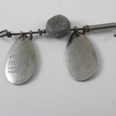 Pflueger Indiana Spinner, Nickel, 6g, Curly Tail Wurm, #1276