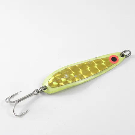 Luhr Jensen Krocodile Die #4 Blinker, Gelb, 14g, Weitwurf, #1290