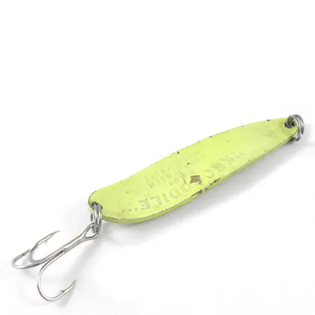 Luhr Jensen Krocodile Die #4 Blinker, Gelb, 14g, Weitwurf, #1290