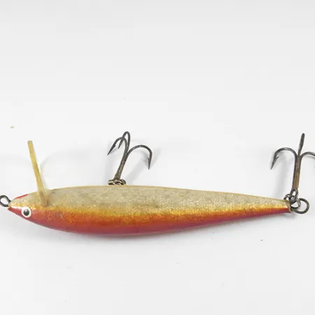 Finlandia Uistin Wobbler, Gold / Rot, 12g, Schlanke Form, #1315