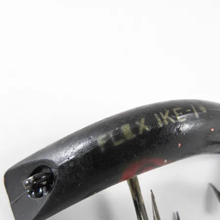 Lazy Ike 1318 Schleppköder, Schwarz / Rot, 3,5g, Bananenform, #1318