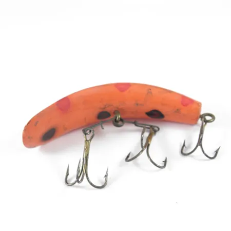 Worden's Lures Flatfish Wobbler, Orange, 7g, Spreader-Bar-System, #1327
