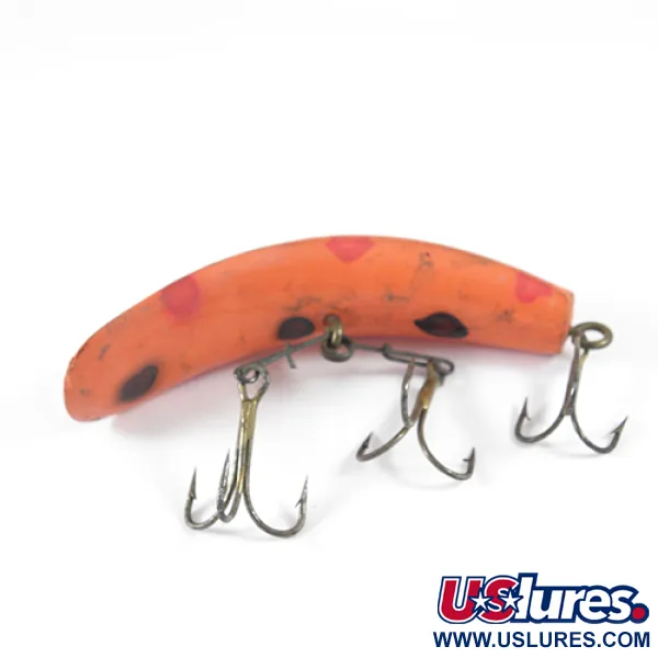 Worden's Lures Flatfish Wobbler, Orange, 7g, Spreader-Bar-System, #1327