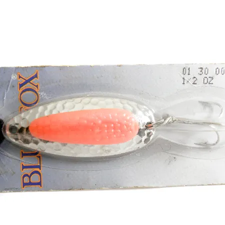 Blue Fox Pixee Blinker, Nickel / Fluo-Orange, 14g, Hammerschlag, #1336