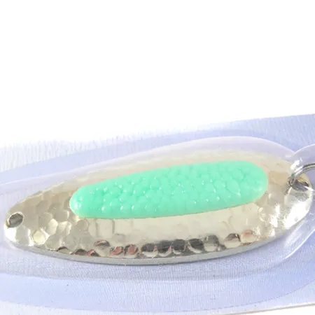 Blue Fox Pixee Blinker, Grün / Gold, 24g, Lachsei-Einsatz, #1337