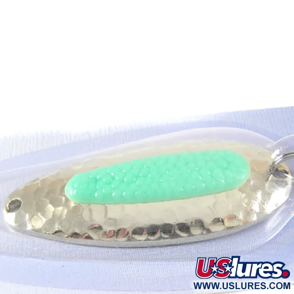 Blue Fox Pixee Blinker, Grün / Gold, 24g, Lachsei-Einsatz, #1337