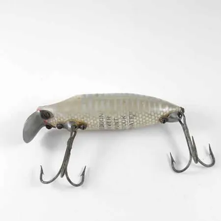Heddon River Runt Floater, Weiß / Grau, 12,5g, Vintage, #1354