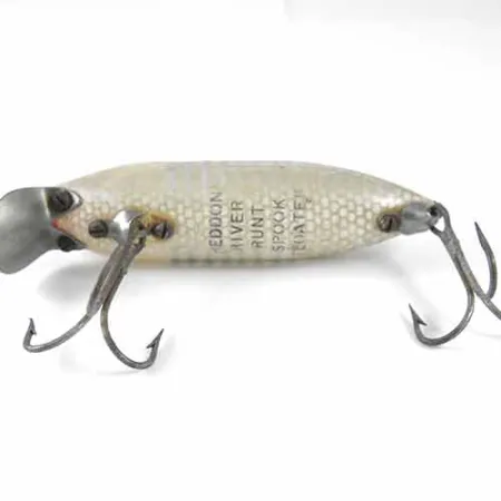 Heddon River Runt Floater, Weiß / Grau, 12,5g, Vintage, #1354