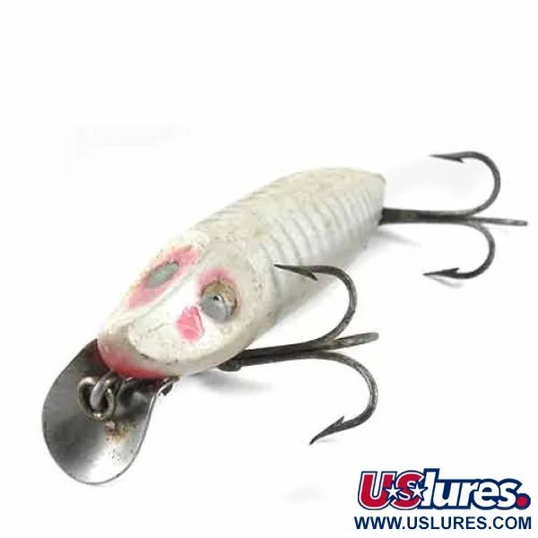 Heddon River Runt Floater, Weiß / Grau, 12,5g, Vintage, #1354