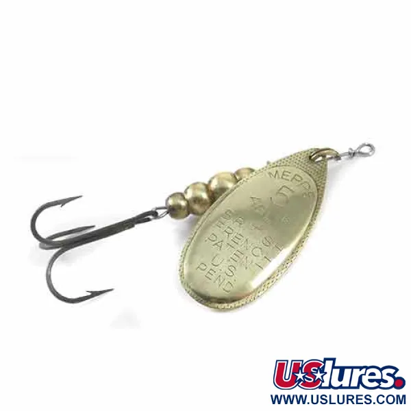 Mepps Aglia 5 Spinner, Messing, 14g, Französisches Blatt, #1359