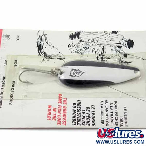 Eppinger Dardevle Imp Blinker, Schwarz/Weiß/Nickel, 11g, #1363