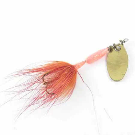Yakima Bait Worden’s Original Rooster Tail Spinner, Messing/Rot, 1,6g, #1381