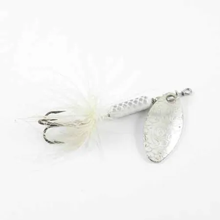 Worden’s Original Rooster Tail Spinner, Nickel / Weiß, 2,6g, #1382