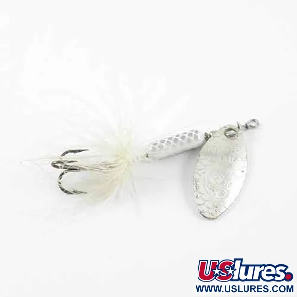 Worden’s Original Rooster Tail Spinner, Nickel / Weiß, 2,6g, #1382