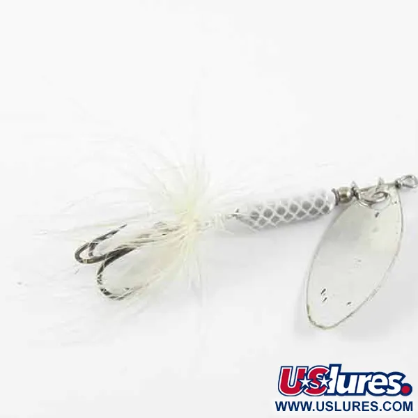 Worden’s Original Rooster Tail Spinner, Nickel / Weiß, 2,6g, #1382