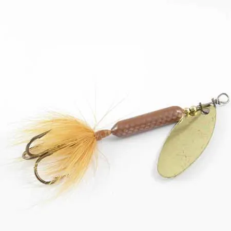 Worden’s Original Rooster Tail Spinner, Messing / Braun, 7g, #1389