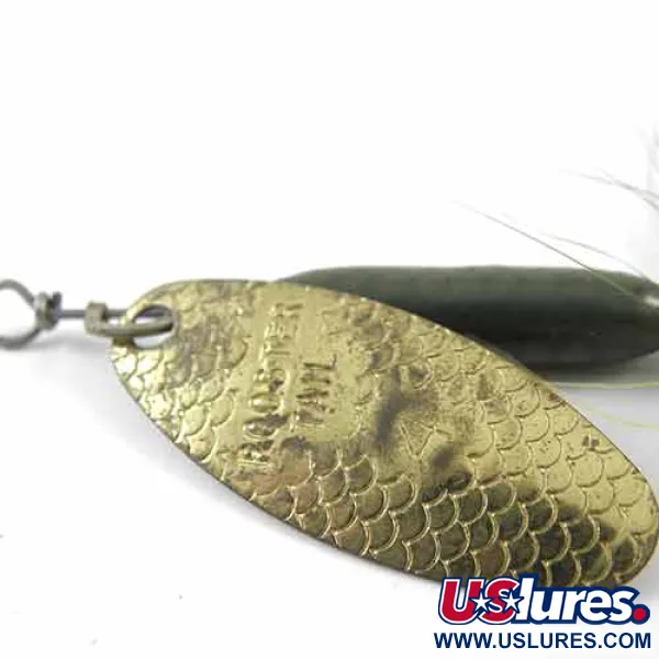 Worden’s Original Rooster Tail 4 Spinner, Messing/Grün, 8g, #1391