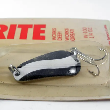 Seneca Wob-L-Rite Blinker, Schwarz / Weiß, 7g, Tiefwasser, #1407