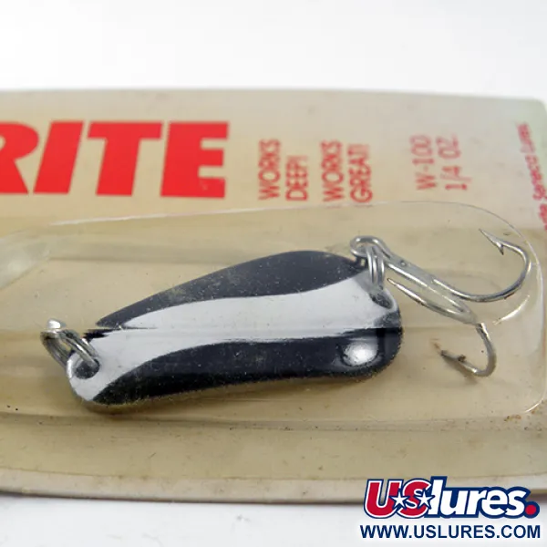 Seneca Wob-L-Rite Blinker, Schwarz / Weiß, 7g, Tiefwasser, #1407