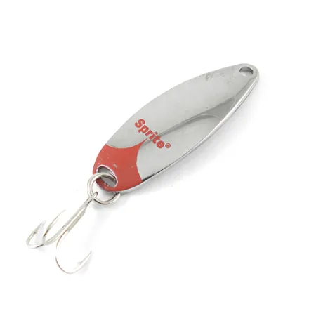 Johnson Sprite Blinker, Nickel / Rot, 7g, Vintage, #1425